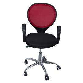 كرسي مكتب  أحمر-أسود